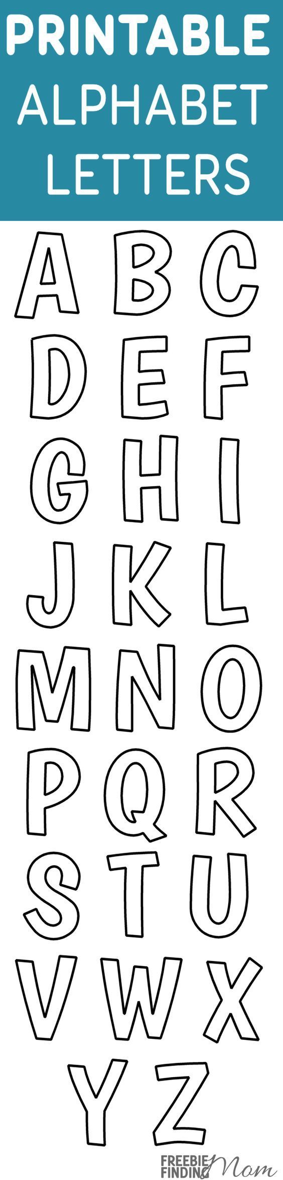 free medium printable letters