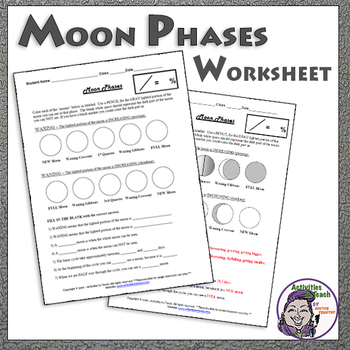 free middle school science worksheet