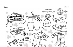 free money worksheet for 1st grade