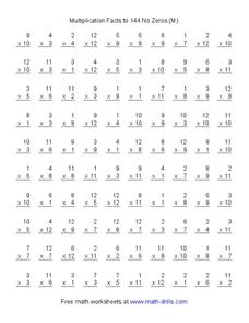 free multiplication worksheet for 5th grade