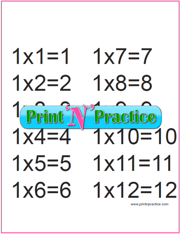 free multiplication worksheet for elementary