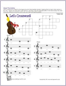free music worksheet
