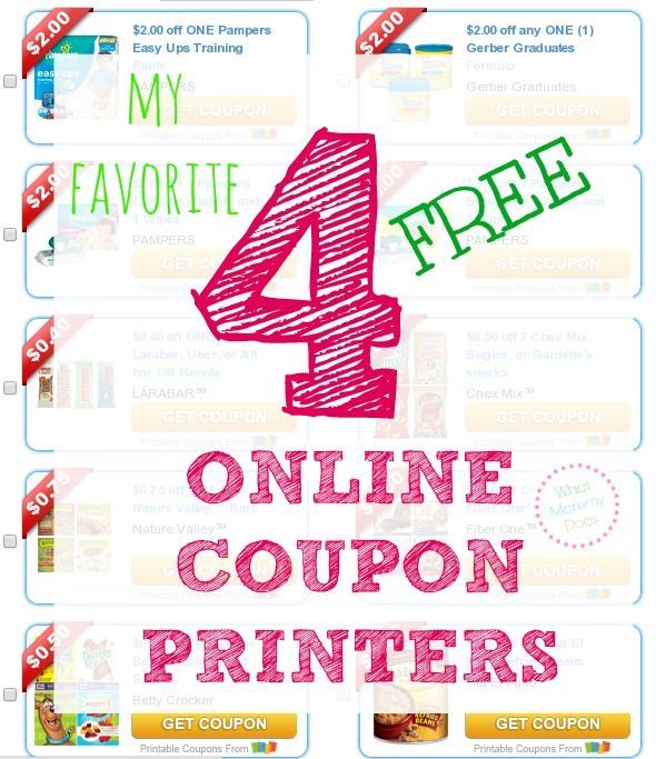 free no hassle printable grocery coupons