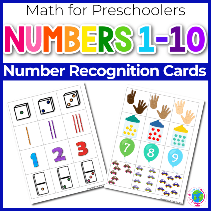 Free Number Recognition Printable