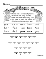 Free Nutrition Worksheets | edHelper.com
