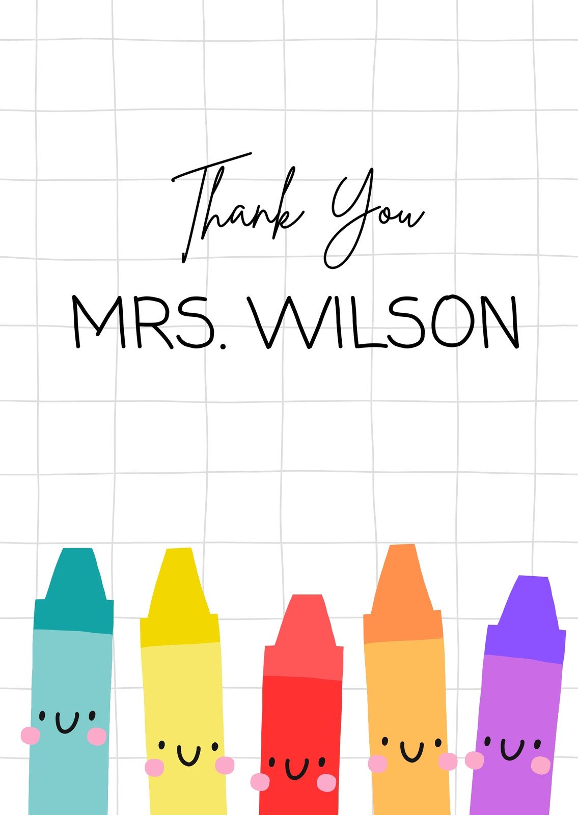 free online printable thank you cards for teachers