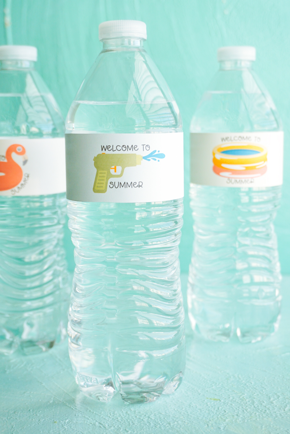 free online printable water bottle labels