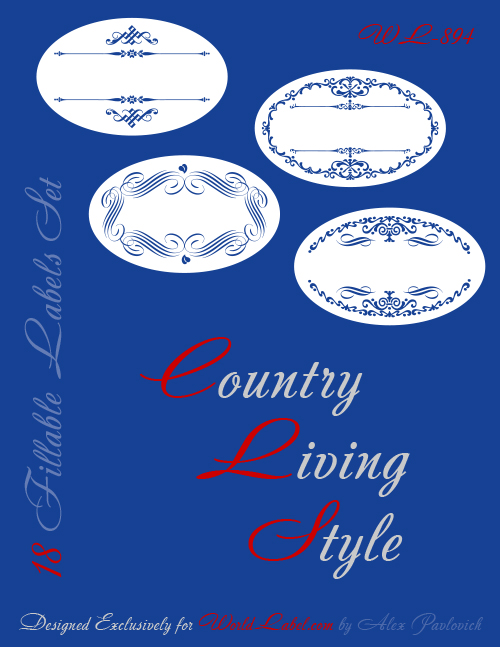 free oval printable labels