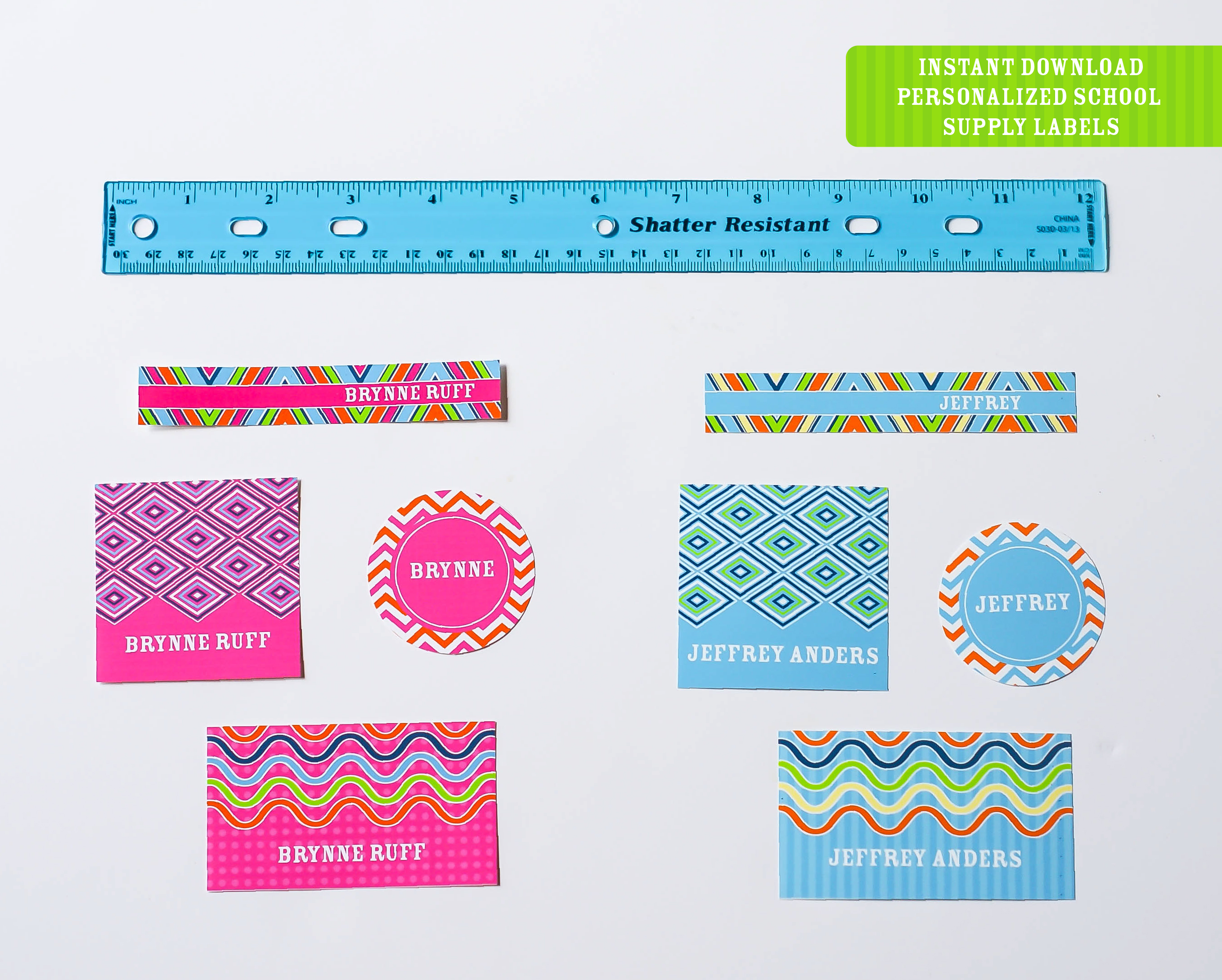 Printable Back to School Labels Round Up (+ Freebie!) - Anders ...