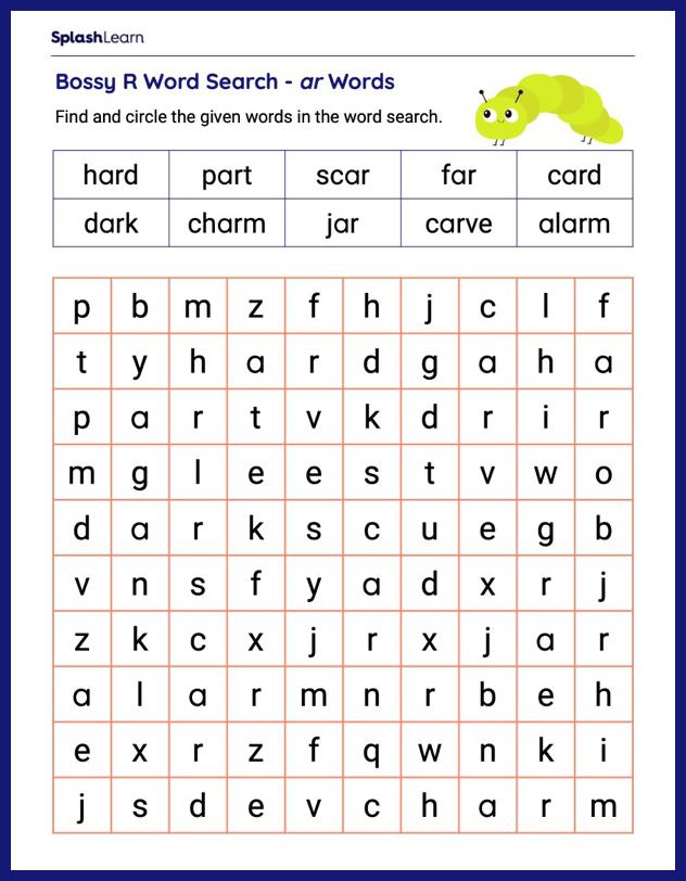 Phonics Worksheets for 1st Graders Online - SplashLearn
