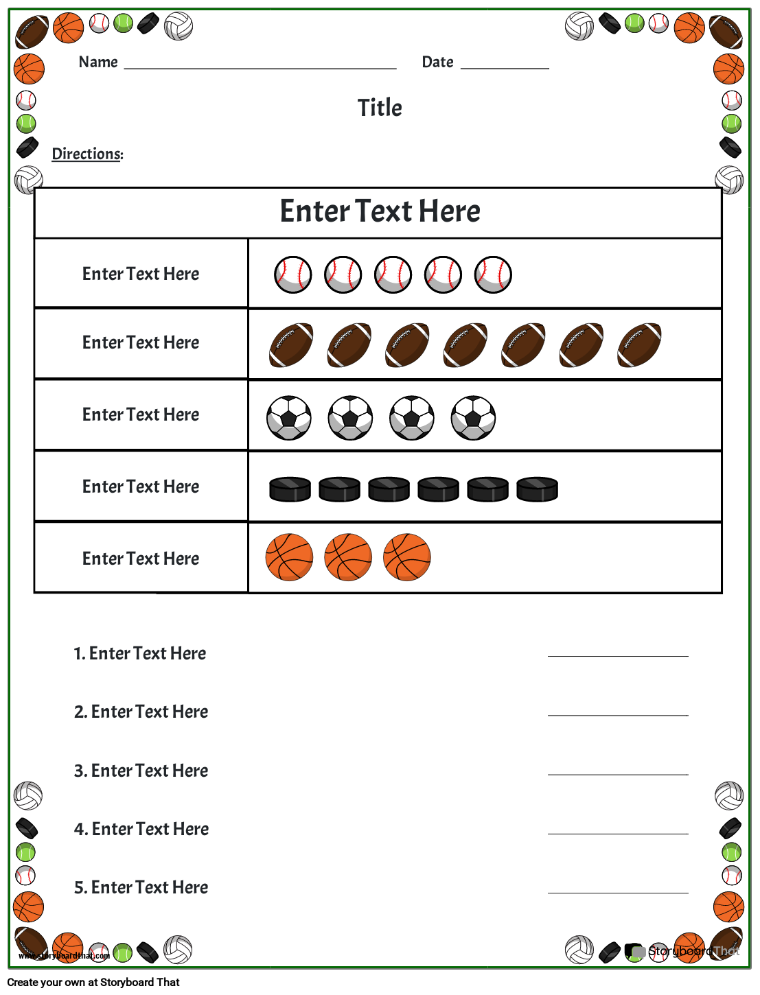 Free Pictograph Worksheets StoryboardThat, 58% OFF