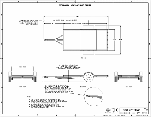 Free Trailer Plans - Free Gantry Crane Plans - Free Press Plans