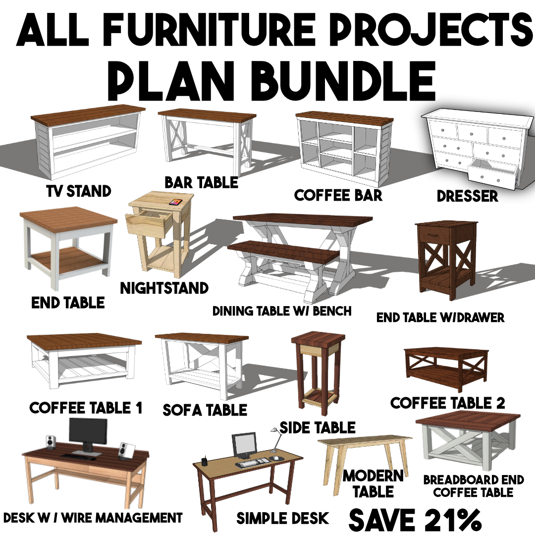 731 Woodworks ALL FURNITURE PLANS Bundle | 17 Plan Bundle — 731 ...