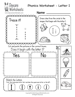 Preschool Phonics Worksheets - Learning Beginning Sounds from A to Z