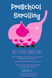 free pre k posters
