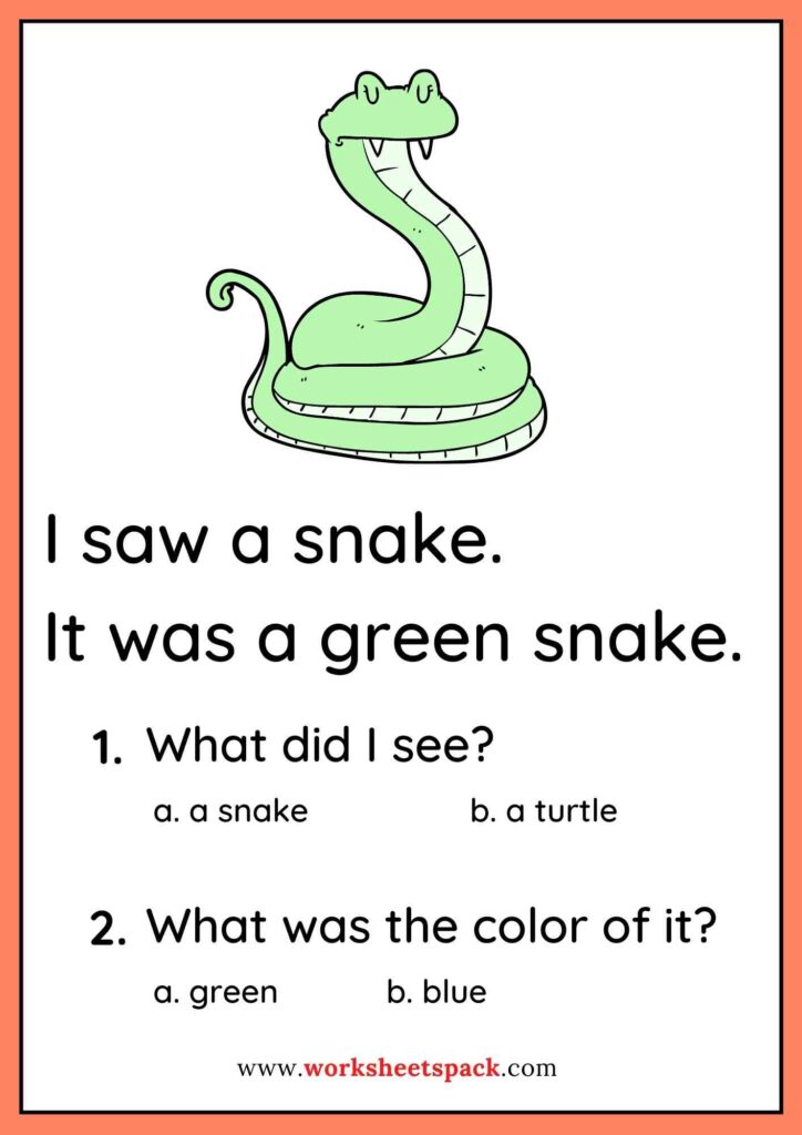 Free Preschool Reading Worksheets - worksheetspack