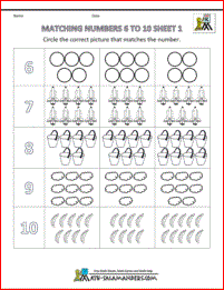 Kindergarten Math Worksheets -Worksheets Library