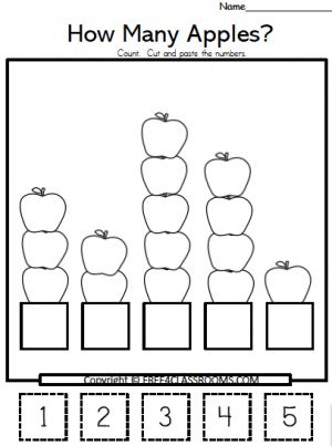 free pre kindergarten worksheet