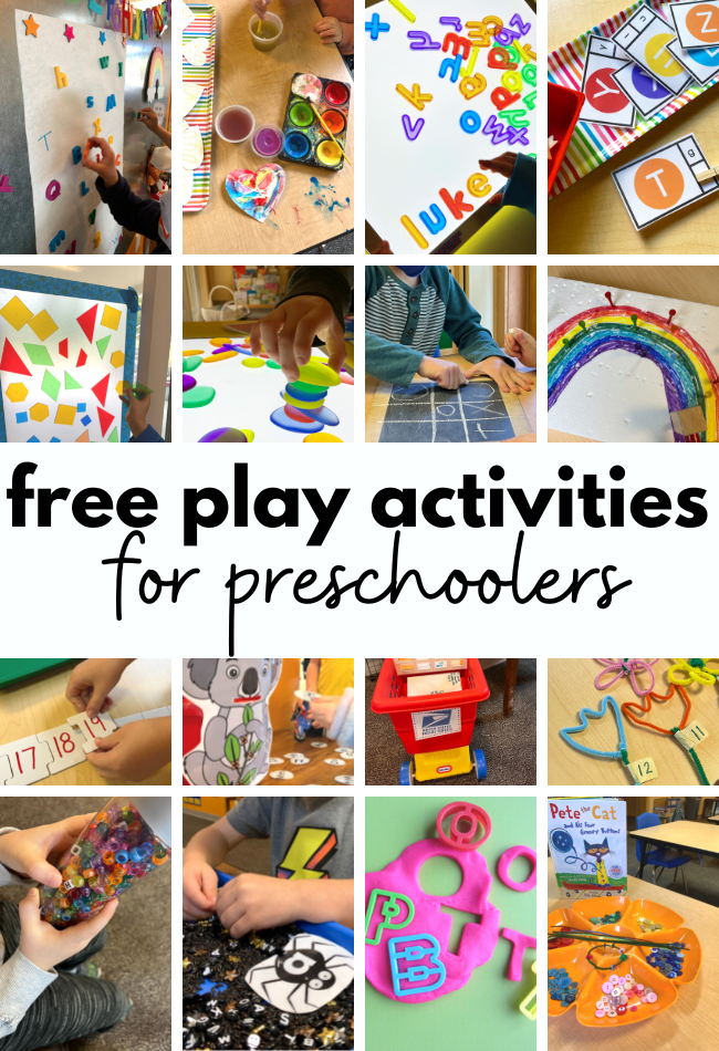 free preschool activities