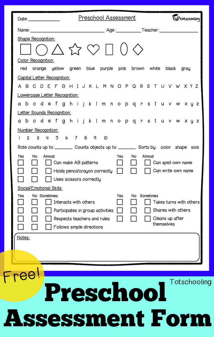 free preschool curriculum