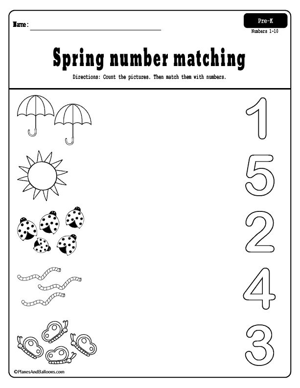 Spring Worksheets for Preschool Age 3-4 (Free Printable PDF ...