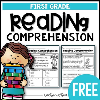 FREE First Grade Reading Comprehension Passages - Set 1 by ...