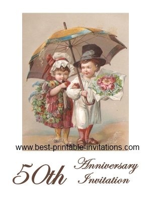 free printable 25th anniversary invitation cards