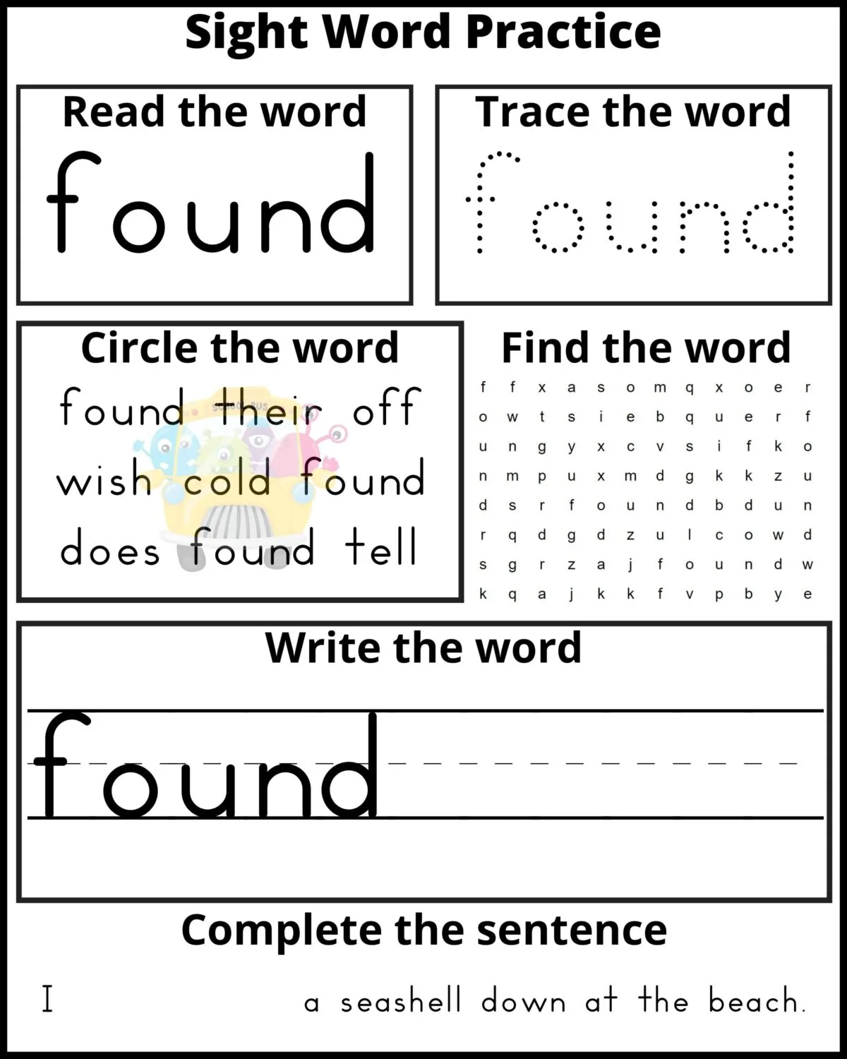 Free Printable Second Grade Sight Word Practice Sheets - Frugal ...