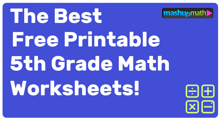 free printable 5th grade worksheet