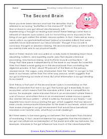 free printable 6th grade reading comprehension worksheet
