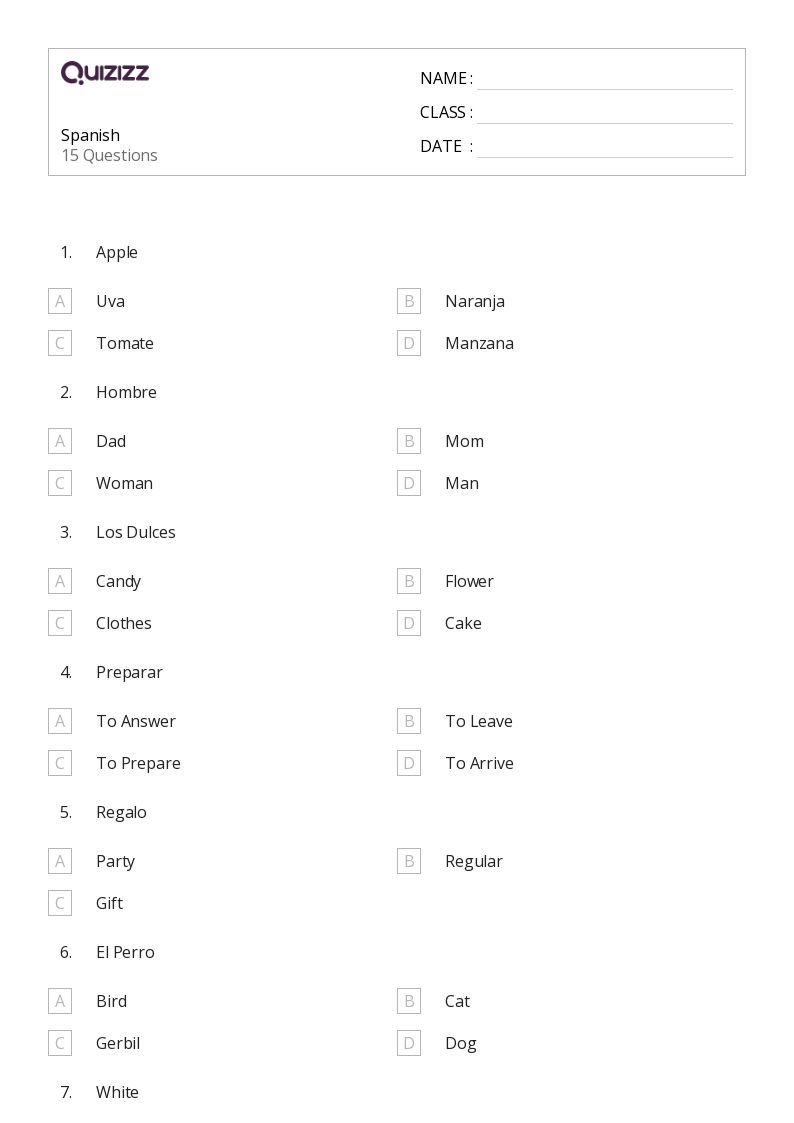 free printable 8th grade worksheet
