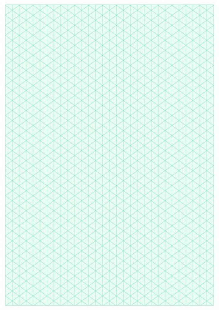 Free Printable Isometric Grid Graph Papers [PDF] (11 x 17, A3, and ...