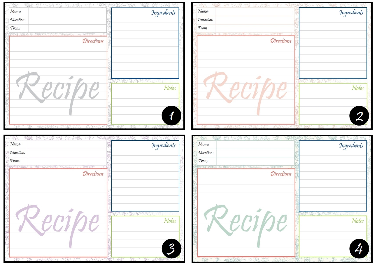 Download Free Printable Recipe Card | Buckwheat for your health