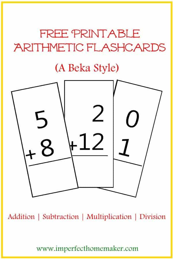 free-printable-abeka-style-arithmetic-flash-cards-worksheets-library for Free Printable Abeka Phonics Charts FREE Printable ABeka-Style Arithmetic Flash Cards - Worksheets Library for Free Printable Abeka Phonics Charts