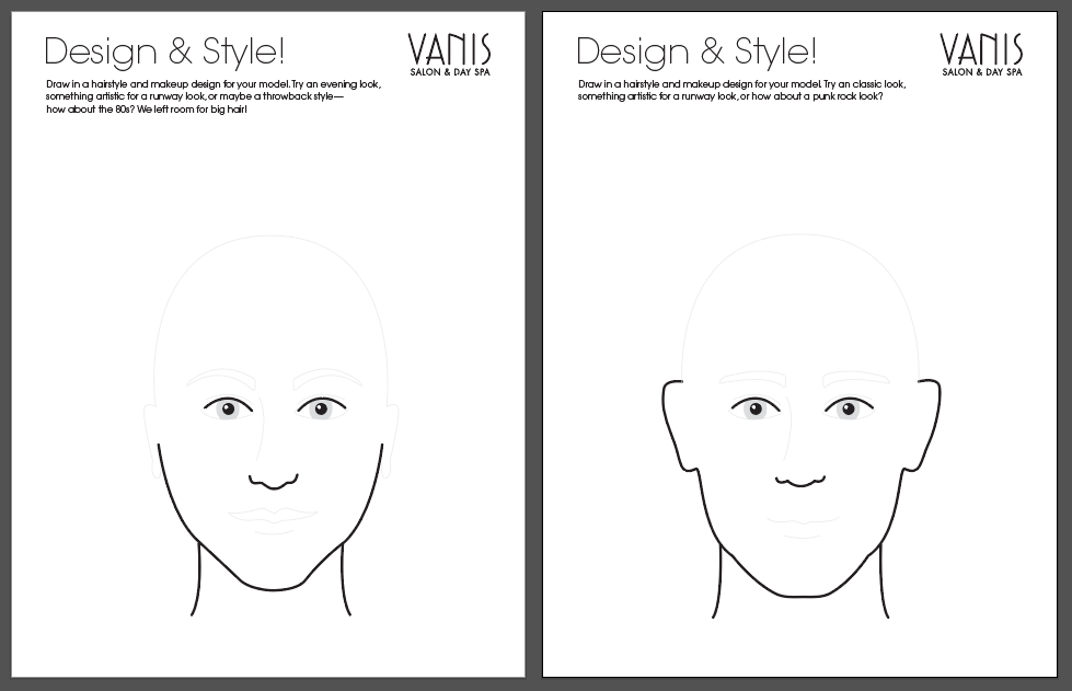 Free Printable Activity Sheets — Vanis Salon
