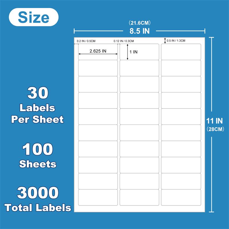 30 Festive Abstract Christmas Tree Personalized Return Address Labels (1" X 2.625")
