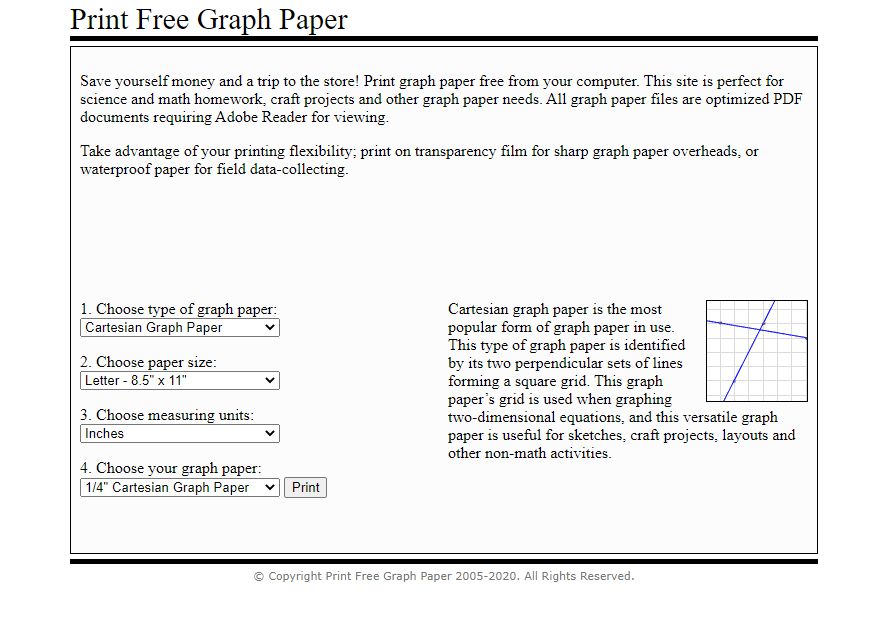 Where to Find Free Printable Graph Paper