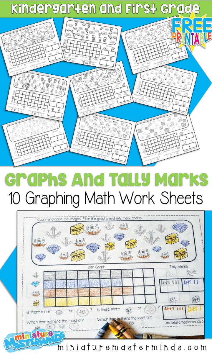 10 Free Printable Graphing Worksheets For Kindergarten and First ...