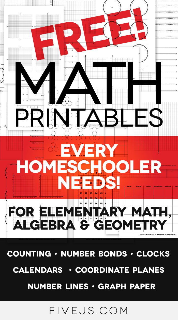 Free Math Worksheet Printables: Clocks, Graph Paper, Coordinate ...