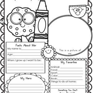 Free Printable All About Me Worksheet - Modern Homeschool Family