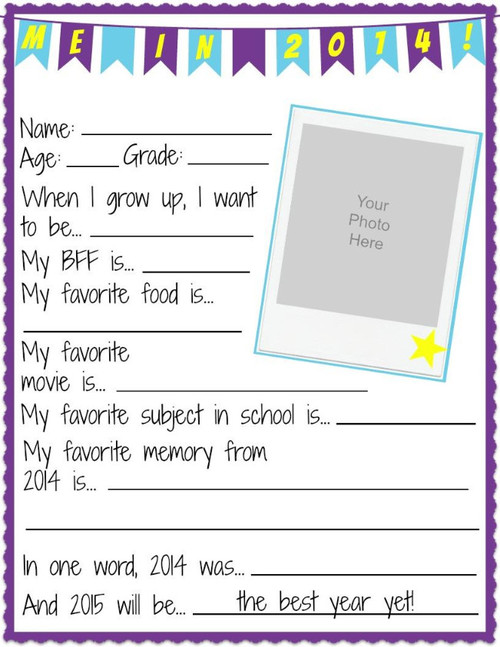 free printable all about me worksheet