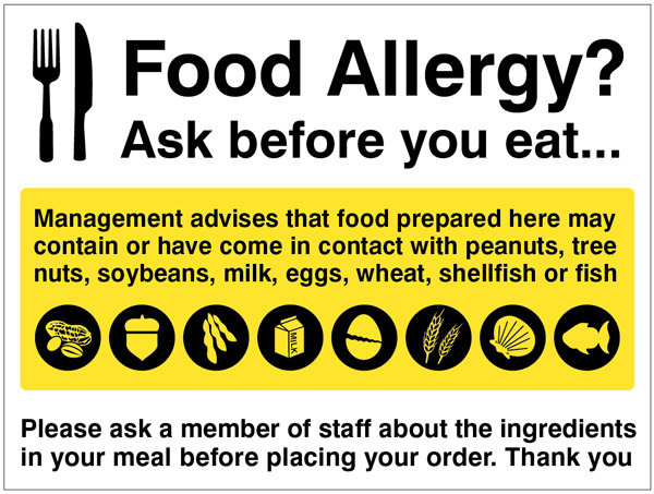 food-allergy-notice-uk-warning-safety-signs-worksheets-library for Free Printable Food Safety Signs Food Allergy Notice (UK) | Warning Safety Signs - Worksheets Library for Free Printable Food Safety Signs