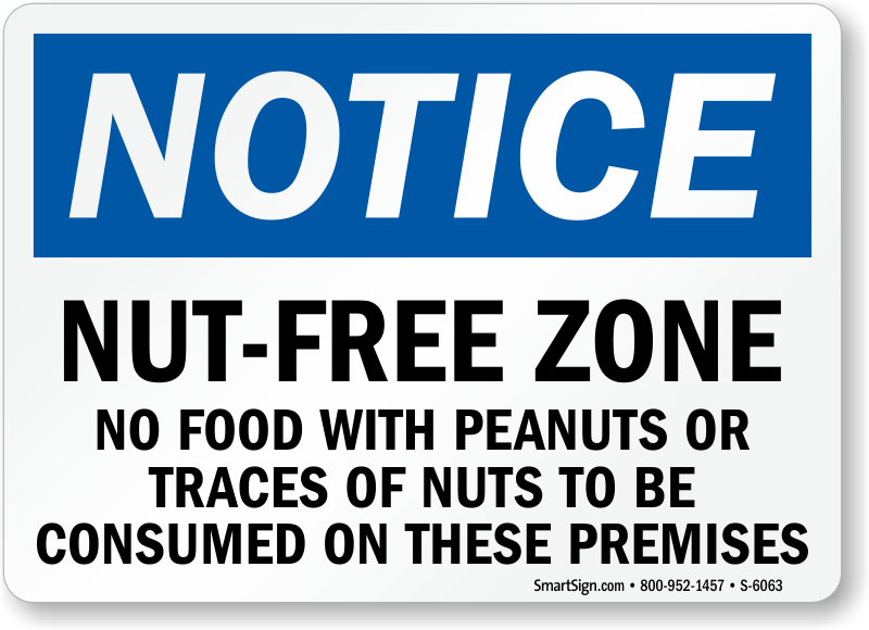 free printable allergy signs