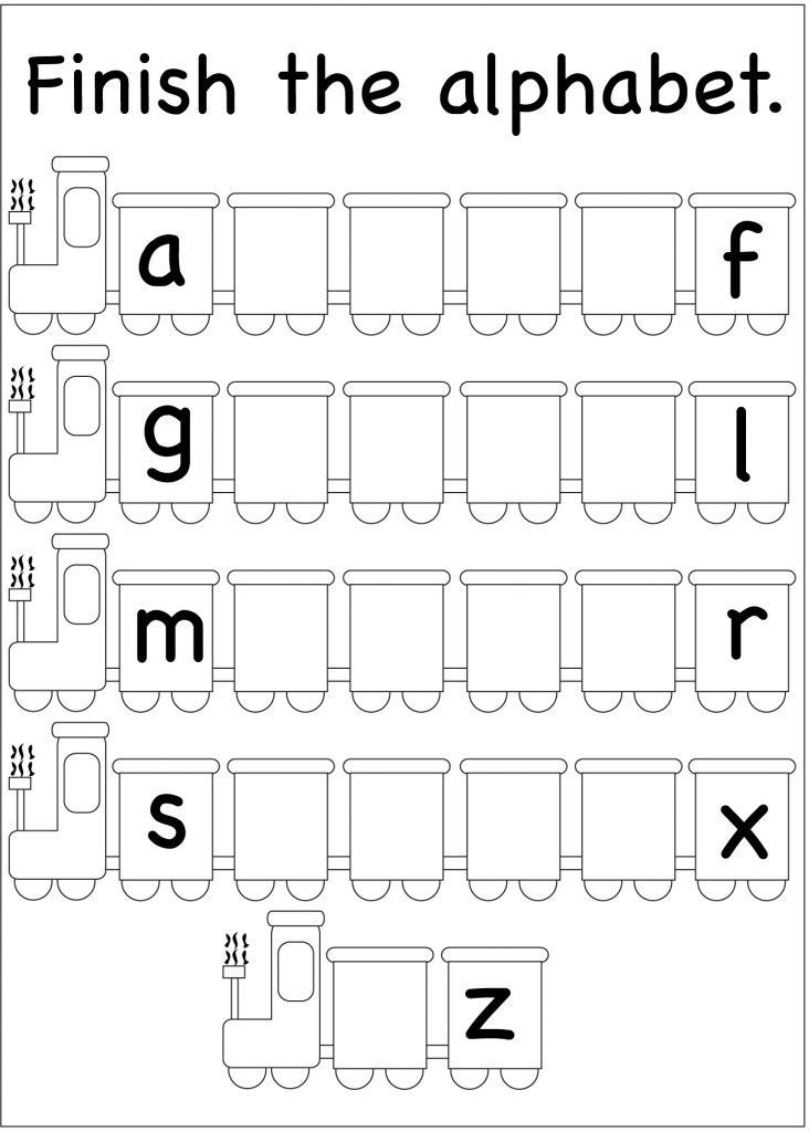 free printable alphabet activity worksheets