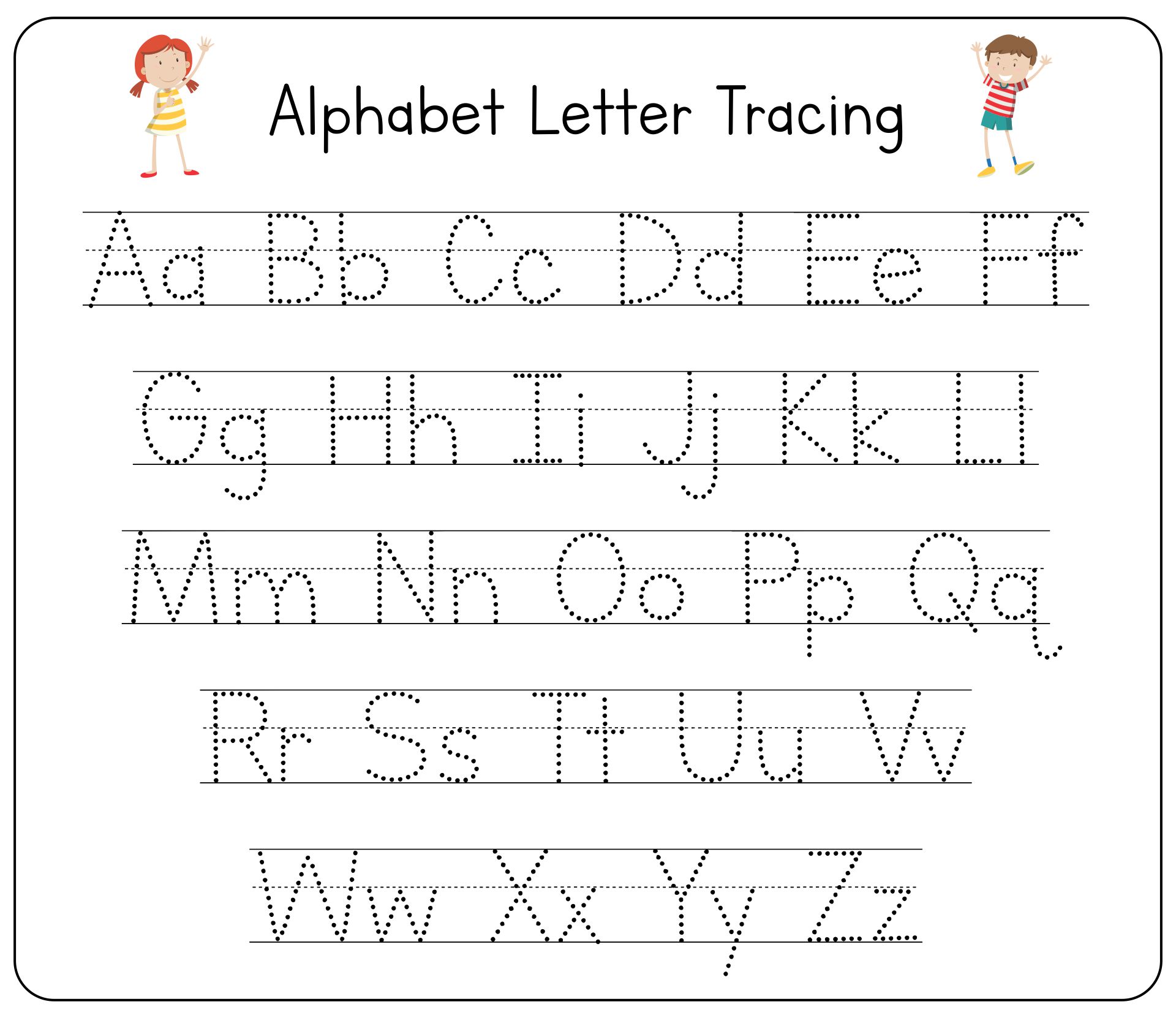 free printable alphabet letter worksheet