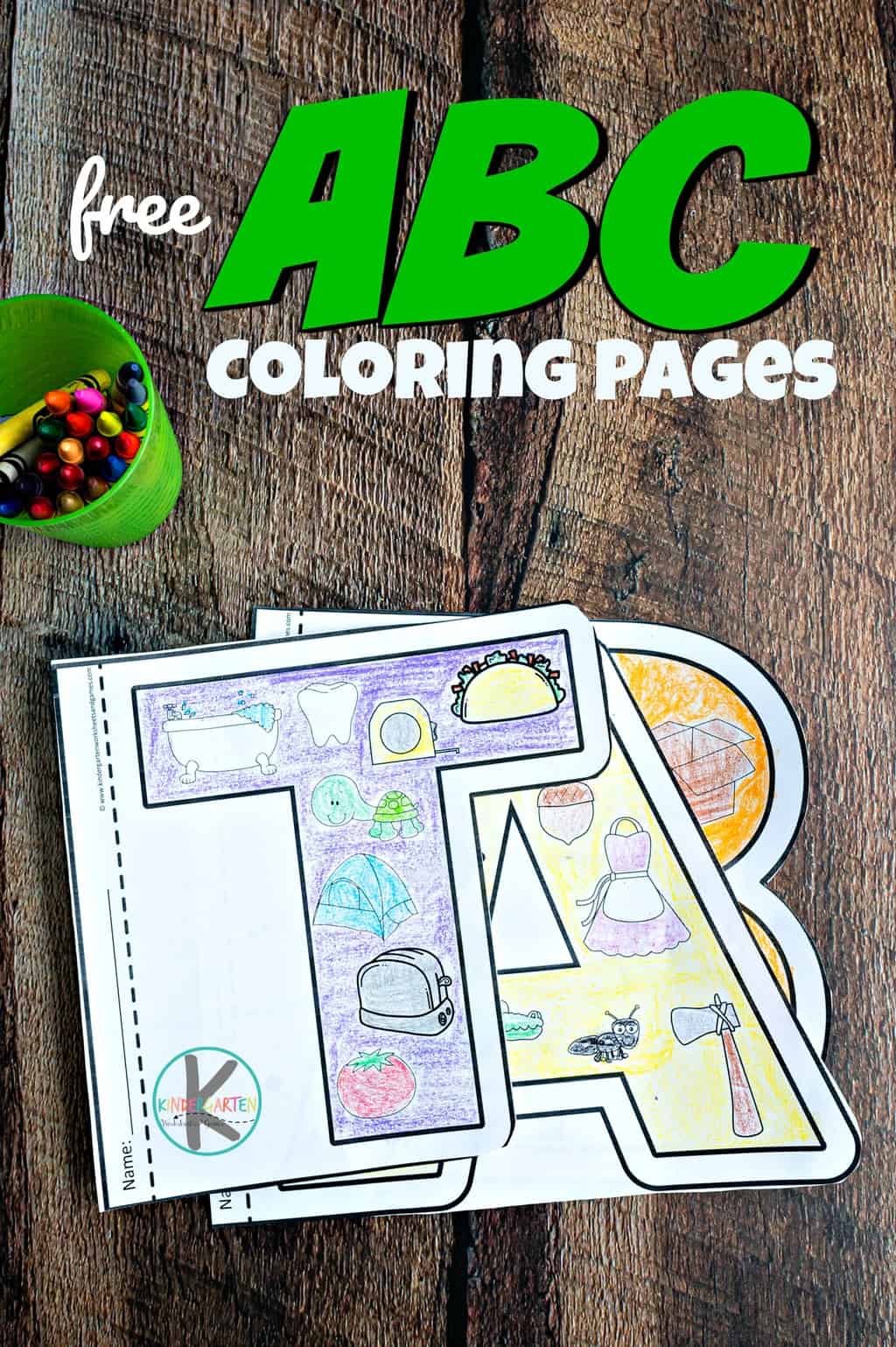 free printable alphabet letters coloring pages