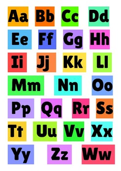 free printable alphabet letters upper and lowercase with pictures