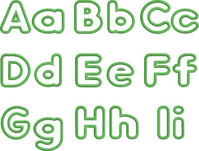 free printable alphabet templates for applique