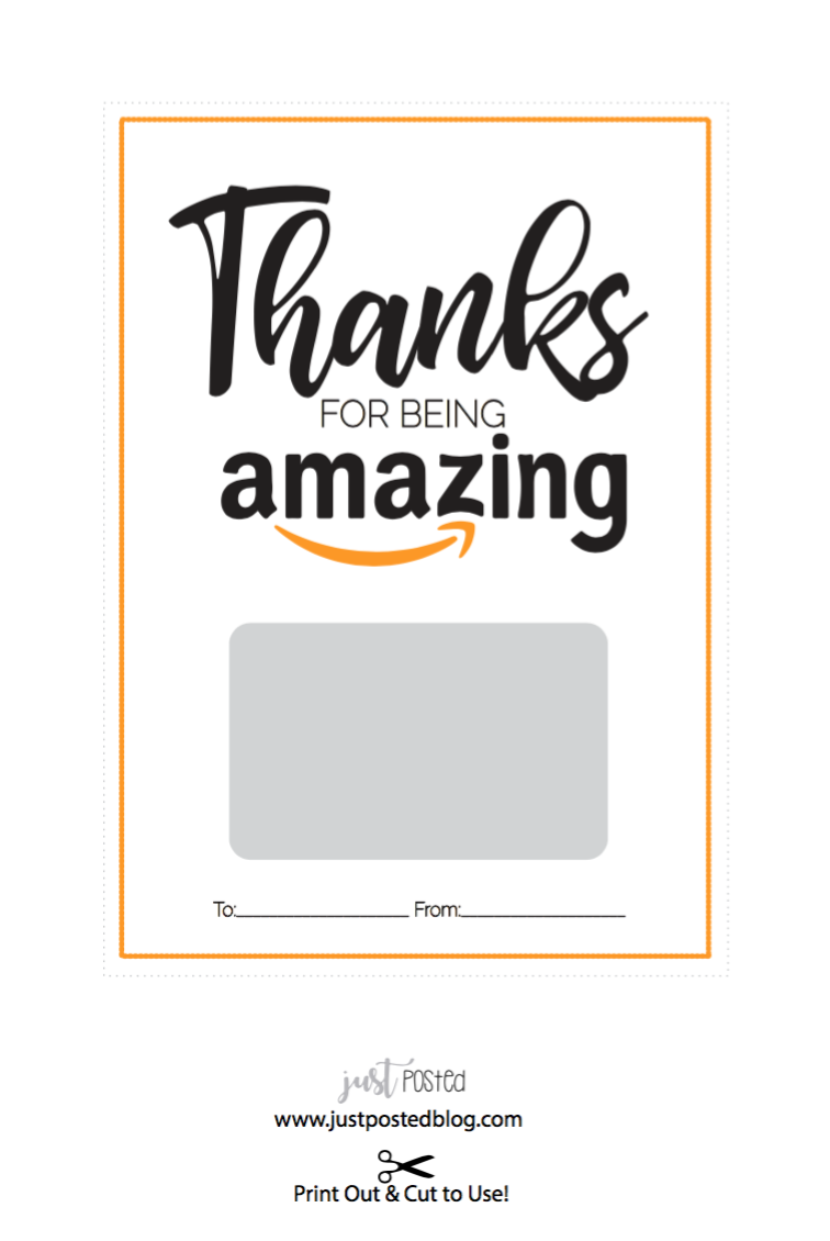 free printable amazon gift card