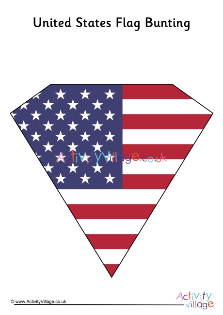 free printable american flag bunting